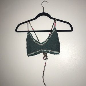 womens crotchet bathing suit top